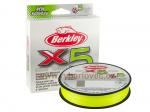 Šňůra Berkley X5 FLAME GREEN 150m - 0,14mm